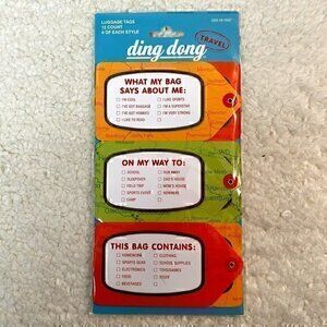 Knock Knock"Ding Dong" Luggage Tags